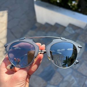 DIOR gray sunglasses - style name “So Real”